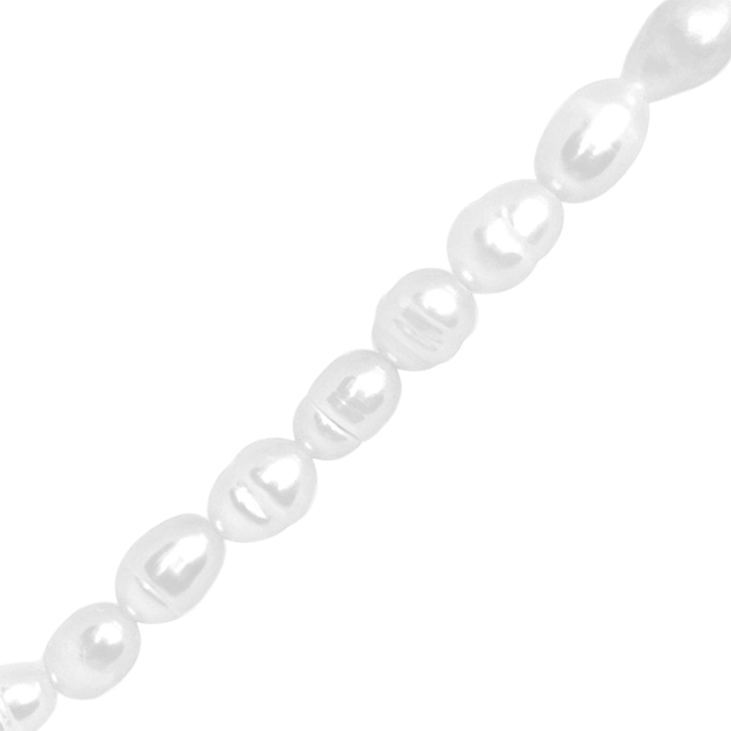 Violet Pearl Necklace - Silver