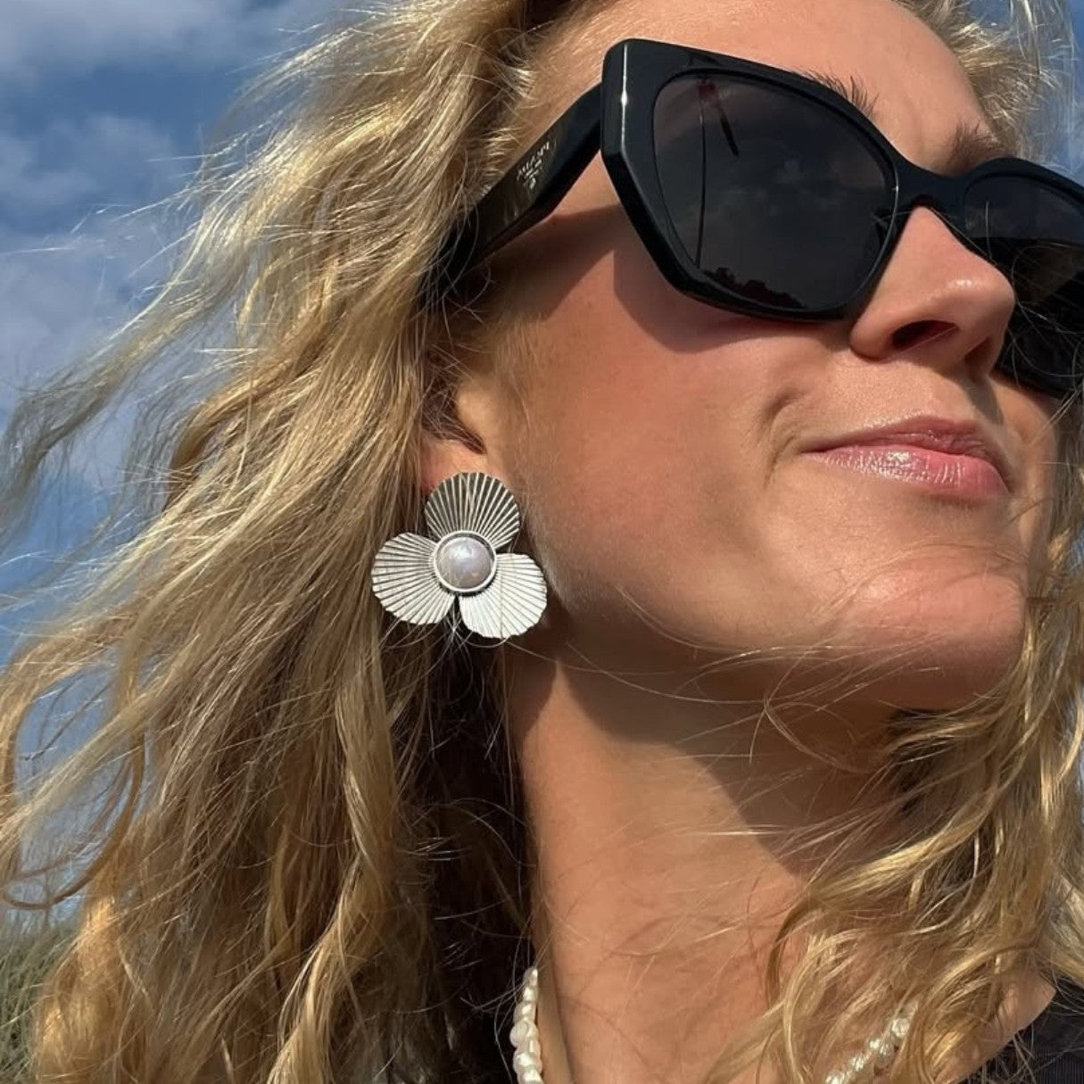 Ivy Earrings - Silver