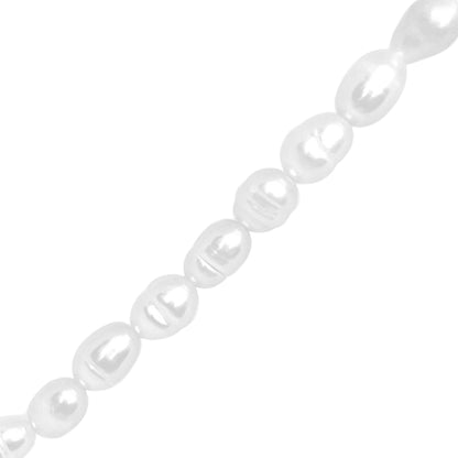 Violet Pearl Necklace - Silver