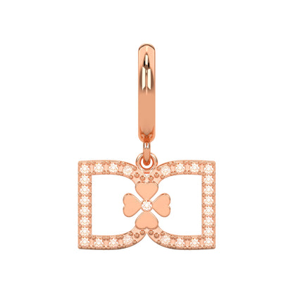 DD Hoops Diamonds - Rose Gold