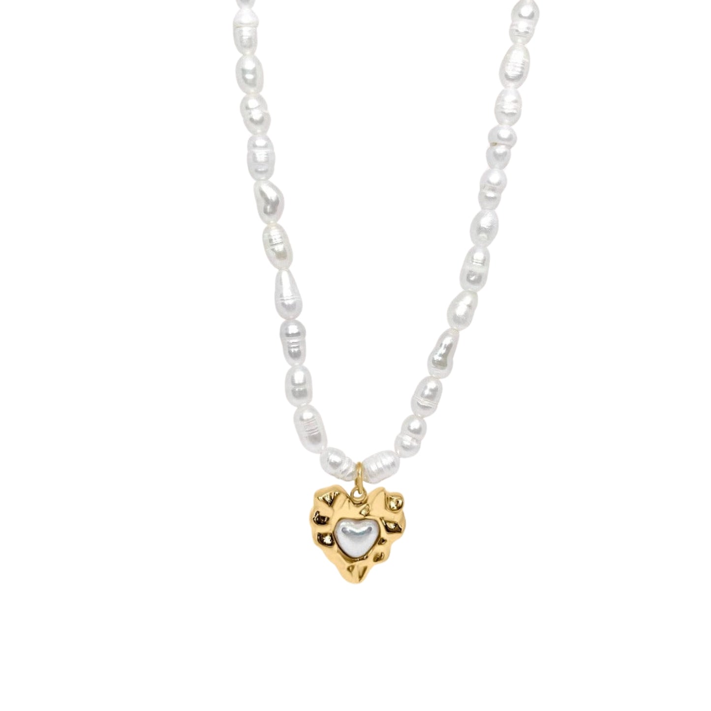 Lilac Pearl Necklace - Gold