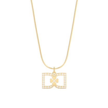 DD Necklace Diamonds - Gold