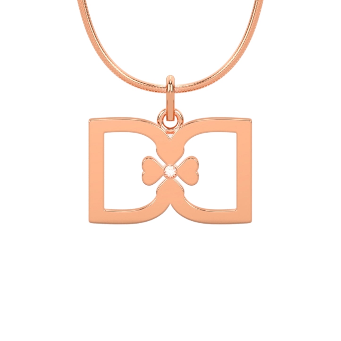 DD Necklace - Rose Gold