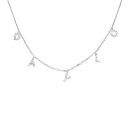 Diamond Necklace - Silver