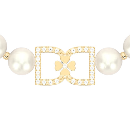 DD Pearl Bracelet Diamonds - Gold