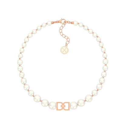 DD Pearl Choker - Rose Gold