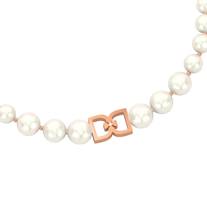 DD Pearl Choker - Rose Gold