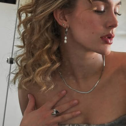 Noelle Necklace - Silver