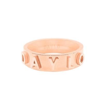 Signature Ring - Rose Gold